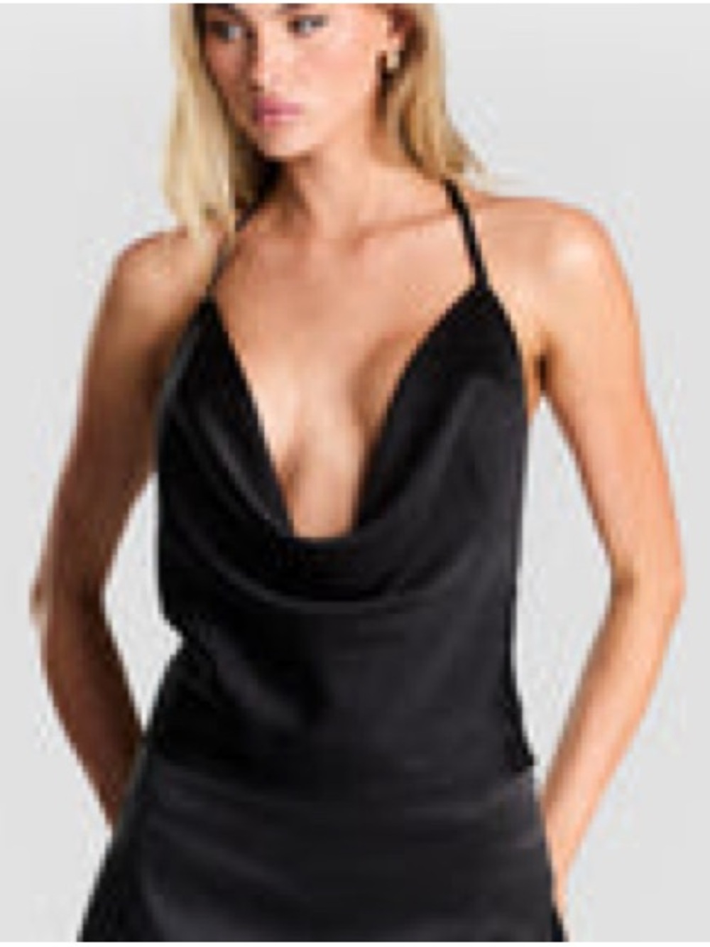 Sasha Therese Black Vienna Pearl Top